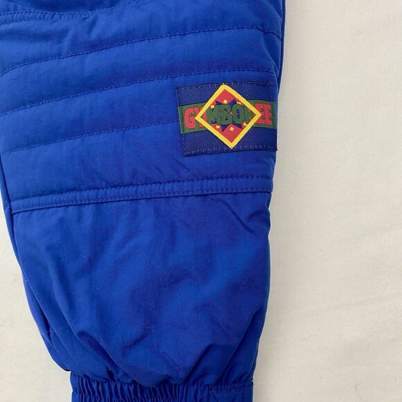 VTG Gymboree Snow Ski Pants Rainbow Tag Pull On Winter Outdoor Blue Size XL - Picture 2 of 9